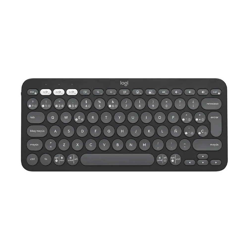 Teclado Logitech Pebble 2 K380s Bluetooth Inalámbrico Graphite (920-011783)