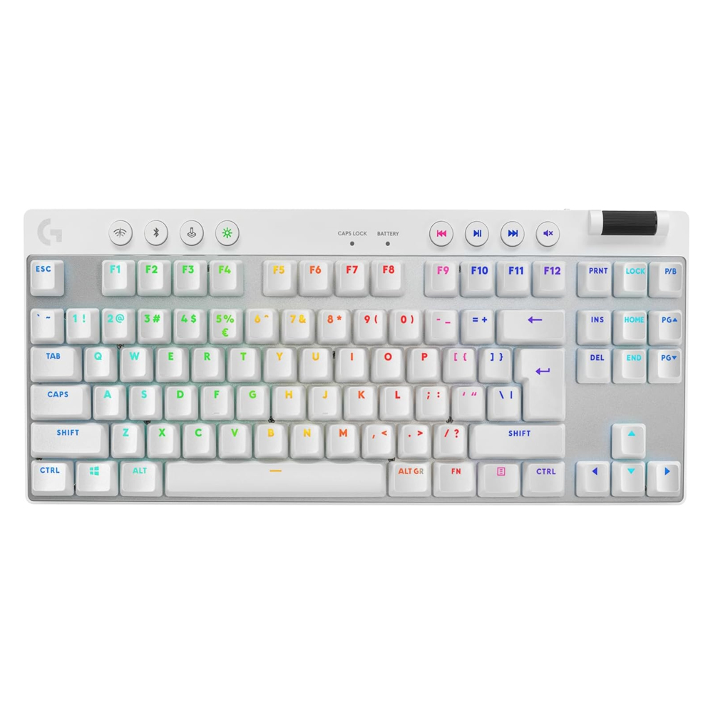 Teclado Logitech Pro X Tkl Lightspeed Usb White (920-012143) 1 Teclado Logitech Pro X Tkl Lightspeed Usb White (920-012143) - Imagen 1