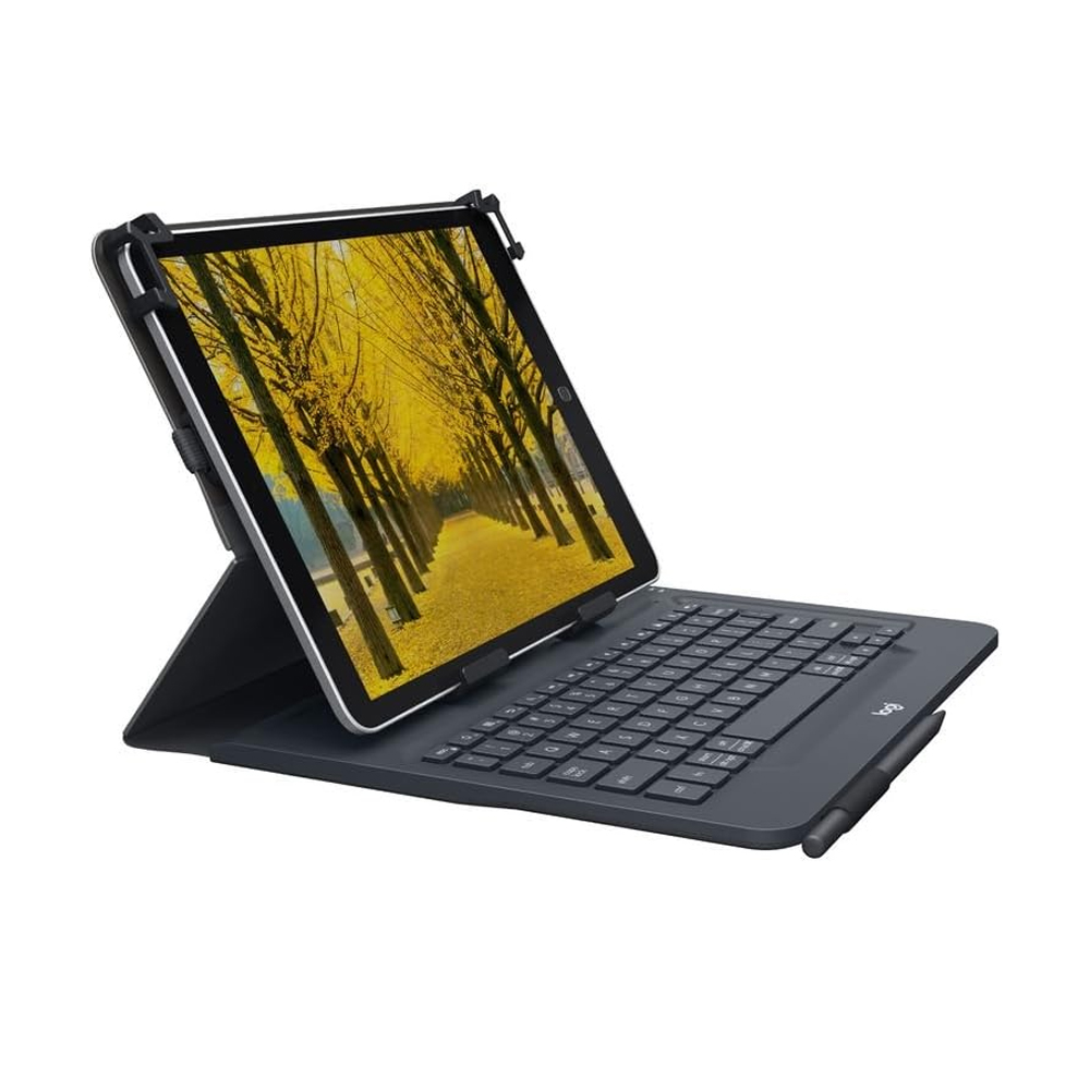 Teclado Logitech Universal Folio 9" A 10" Bluetooth Black (Pn 920-008334) 1 Teclado Logitech Universal Folio 9&Amp;Quot; A 10&Amp;Quot; Bluetooth Black (Pn 920-008334) - Imagen 1