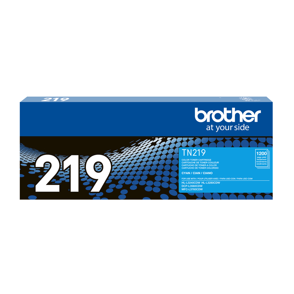 Toner Brother TN-219C Cyan(L3560, L3760,L3280)1200 Pag.