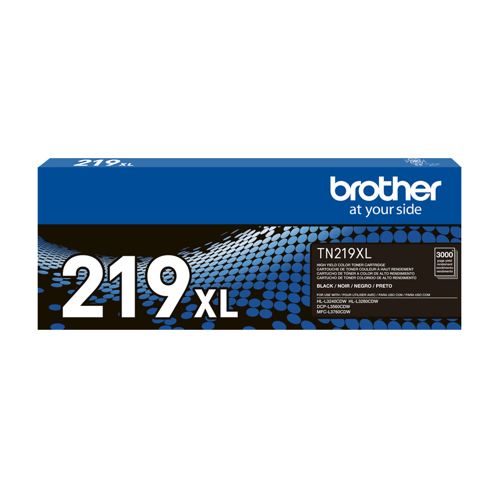 Toner Brother TN-219Xlbk Black(L3560, L3760,L3280)3000 Pag.