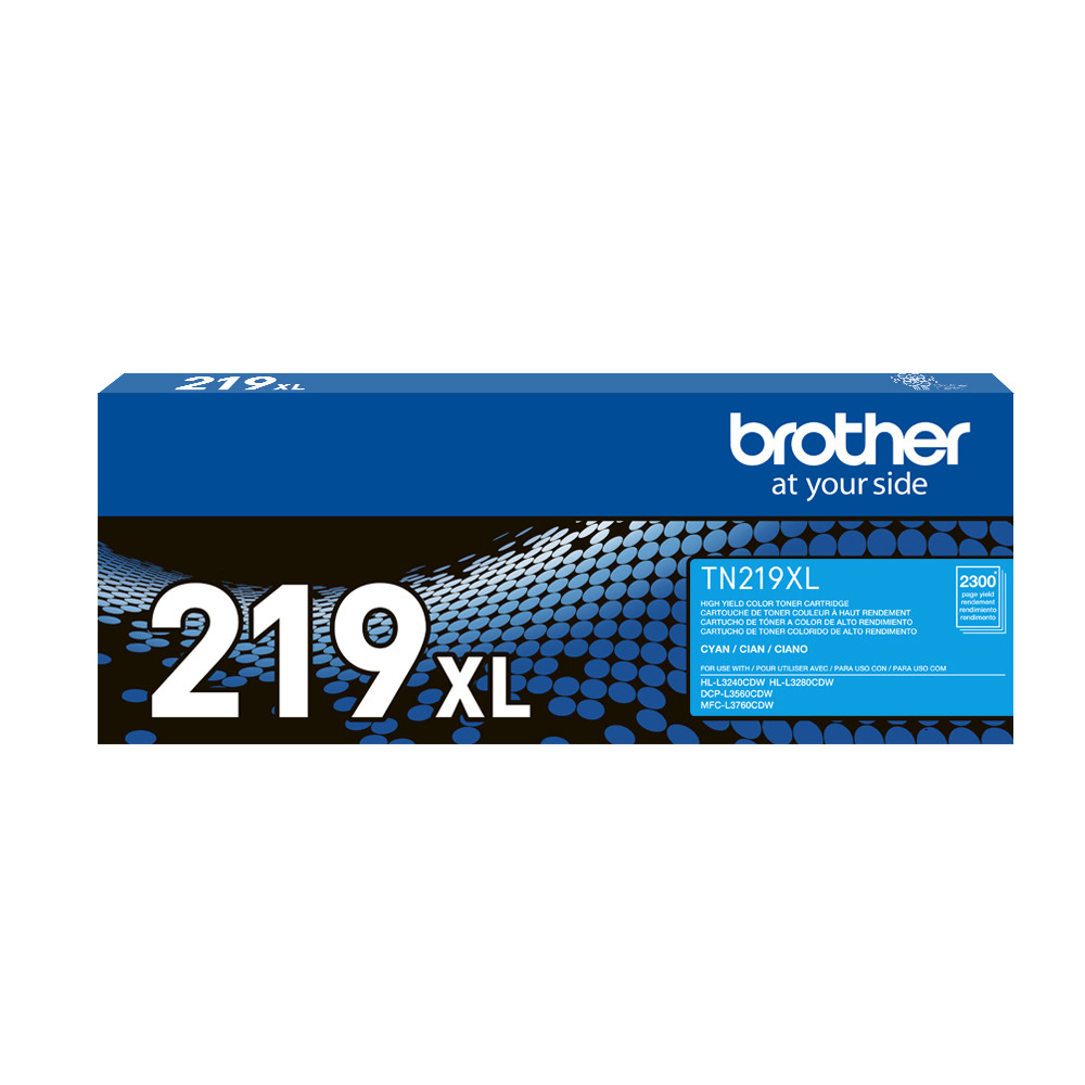 Toner Brother TN-219Xlc Cyan(L3560, L3760,L3280)2300 Pag.