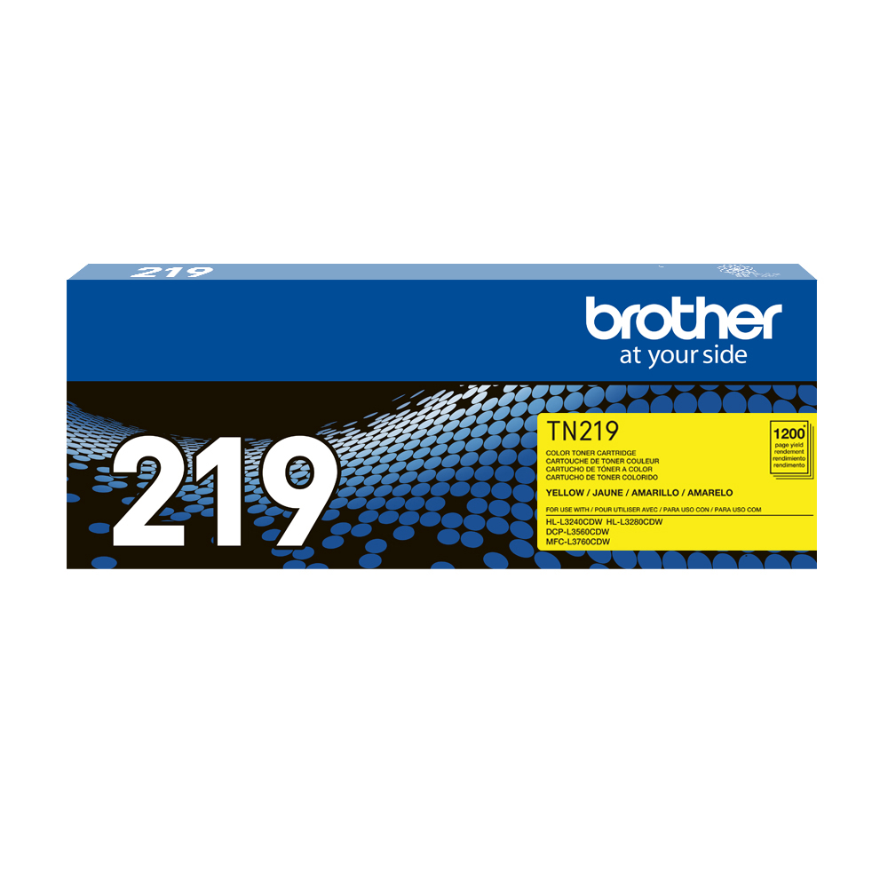 Toner Brother TN-219Y Yellow(L3560, L3760,L3280)1200 Pag.