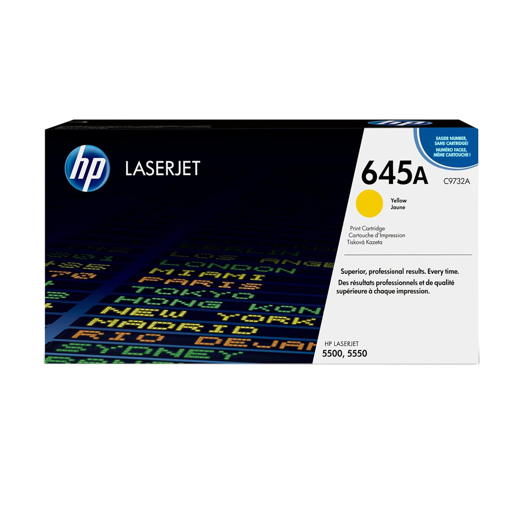 Toner Hp C9732A (645A) L.J. 5500 Yellow - Imagen 1