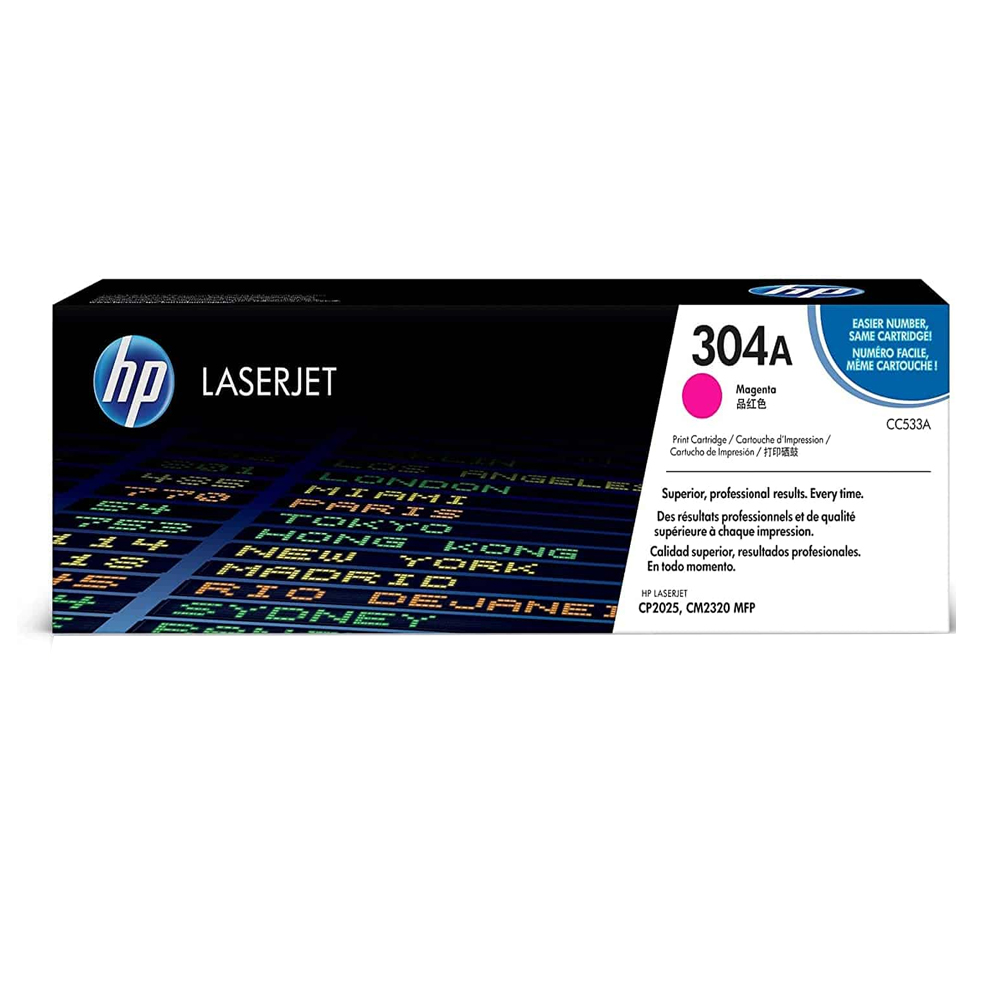 Toner HP 304A Magenta (CC533A) LaserJet CP2025/CM2320 2800 Pag.