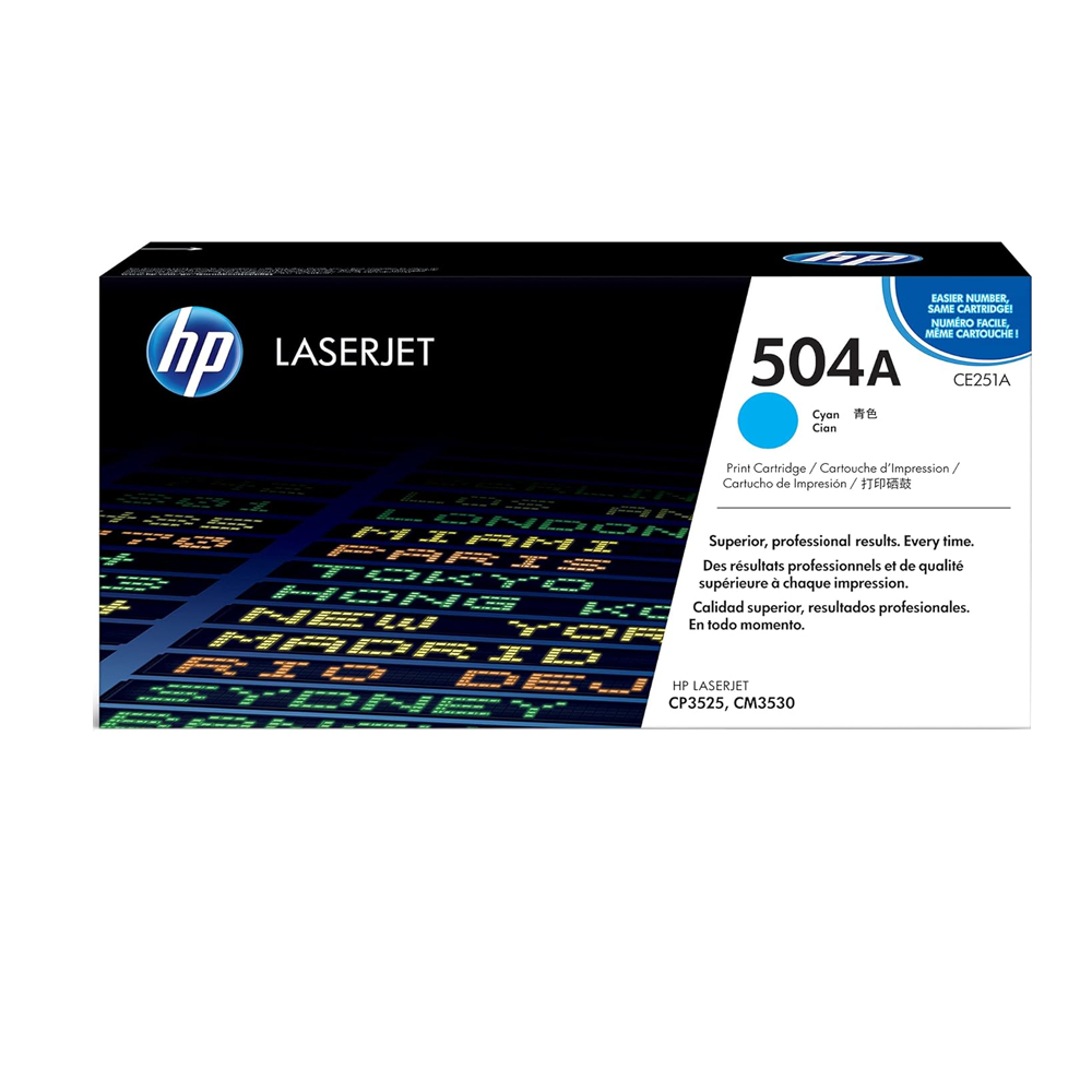 Toner Hp CE251A (504A) L.J. Cp3525 Cyan - Imagen 1