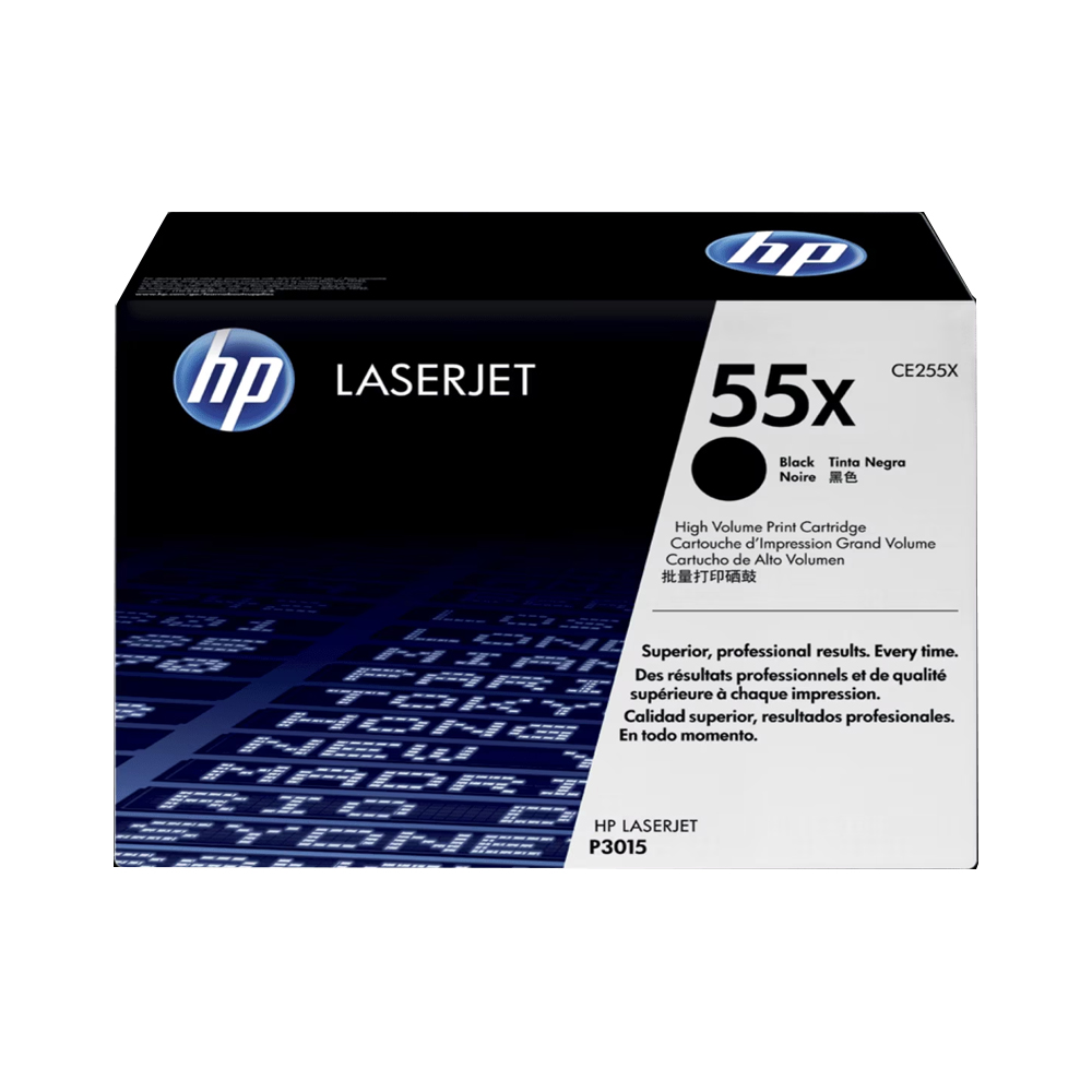 Toner HP 55X Negro (CE255X) LaserJet P3015D/M525 12500 Pag.