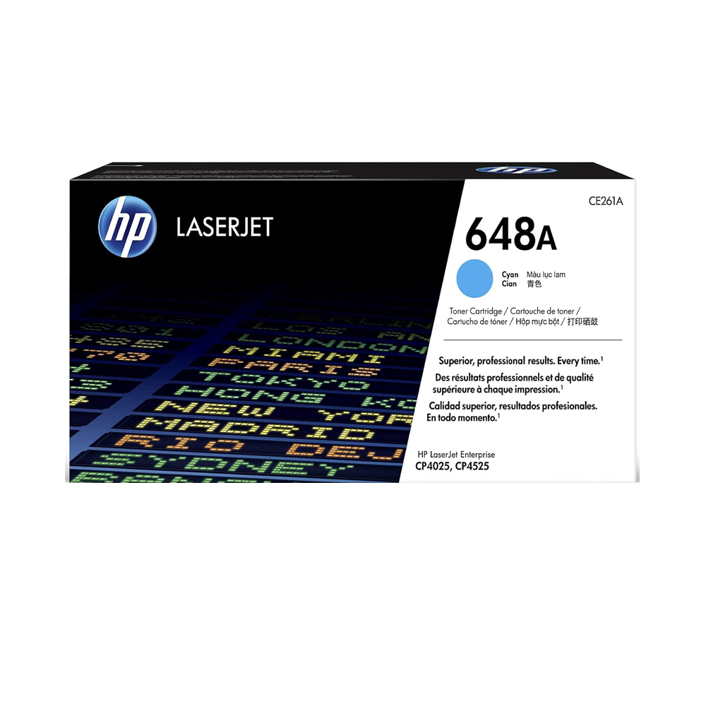 Toner Hp Ce261A (648A) L.J. Cp4525 Cyan 11Kpg 1 Toner Hp Ce261A (648A) L.j. Cp4525 Cyan 11Kpg - Imagen 1