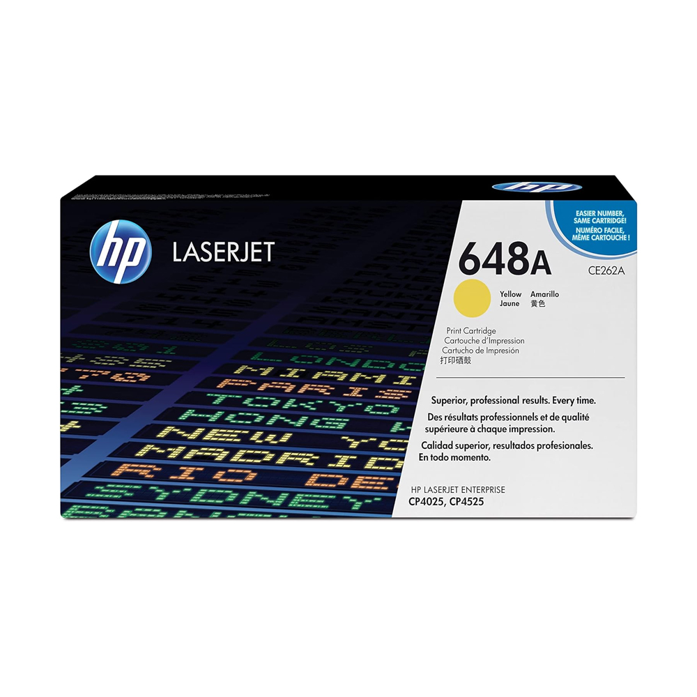 Toner Hp Ce262A (648A) L.J. Cp4525 Yellow 11Kpg 1 Toner Hp Ce262A (648A) L.j. Cp4525 Yellow 11Kpg - Imagen 1