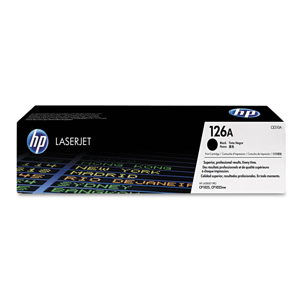 Toner HP 126A Negro (CE310A) LaserJet M175/CP1025/M275 1200 Pag.