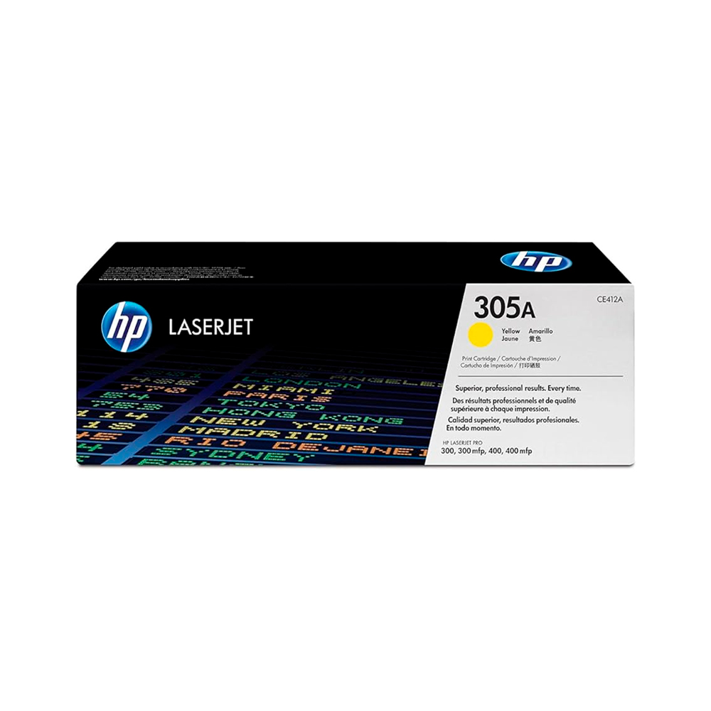 Toner HP 305A Yellow (CE412A) LaserJet M475/M451DW/M351/M375 2600 Pag.