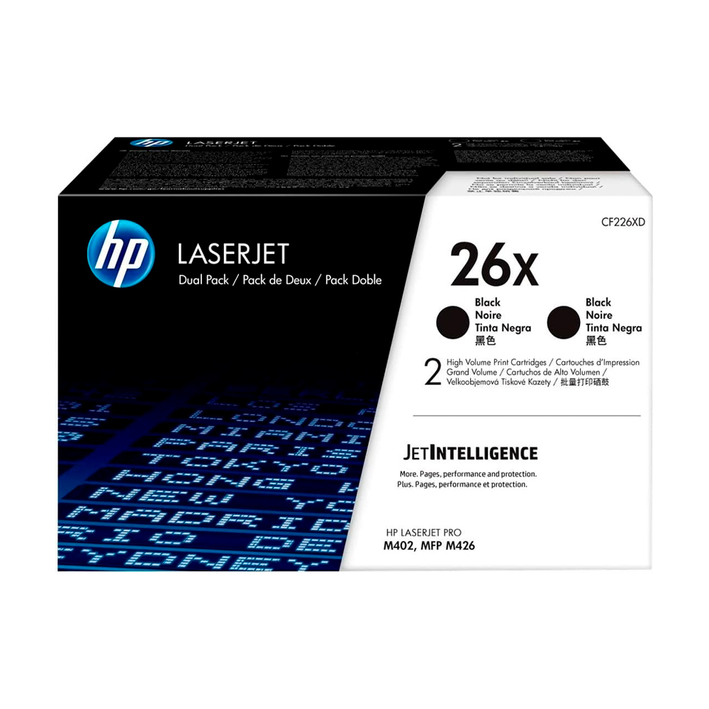 Toner Hp Cf226Xd (26X) Dual Pack 1 Toner Hp Cf226Xd (26X) Dual Pack - Imagen 1