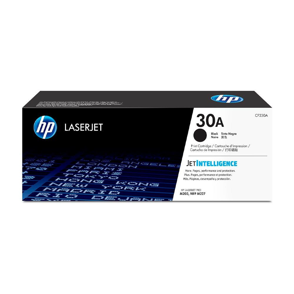 Toner HP 30A Negro (CF230A) LaserJet M203/M227 1600 Pag.