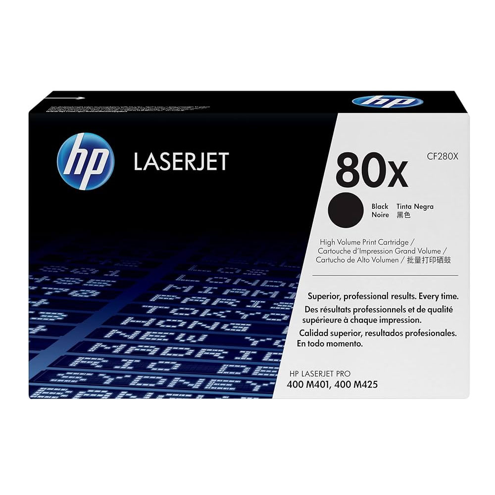 Toner HP 80X Negro (CF280X) LaserJet M401/M425 6900 Pag.