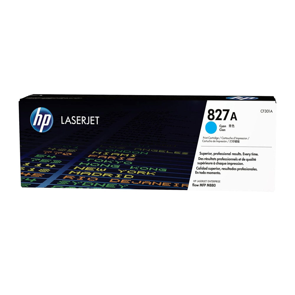 Toner Hp Cf301A (827A) L.J. Mfp M880Z Cyan - Imagen 1