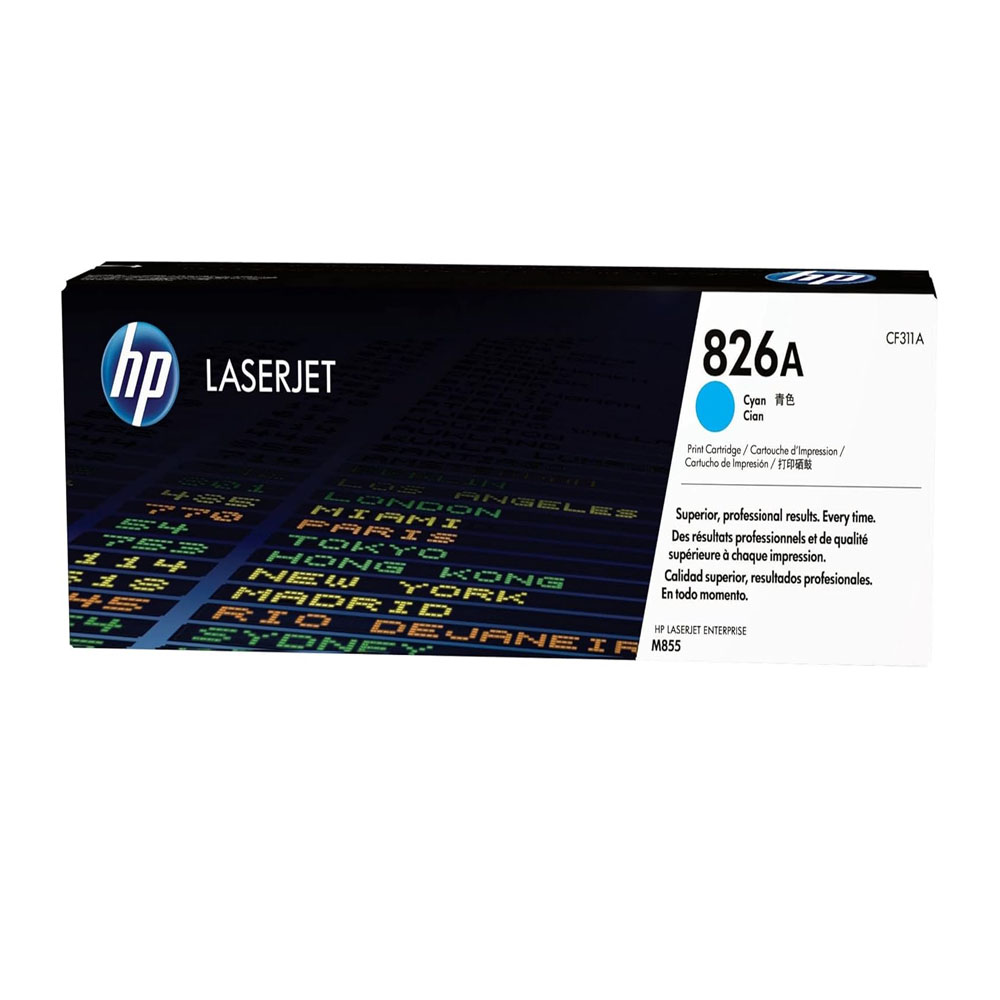 Toner Hp 826A Cf311A Cyan L.J. M855Dn 1 Toner Hp 826A Cf311A Cyan L.j. M855Dn - Imagen 1