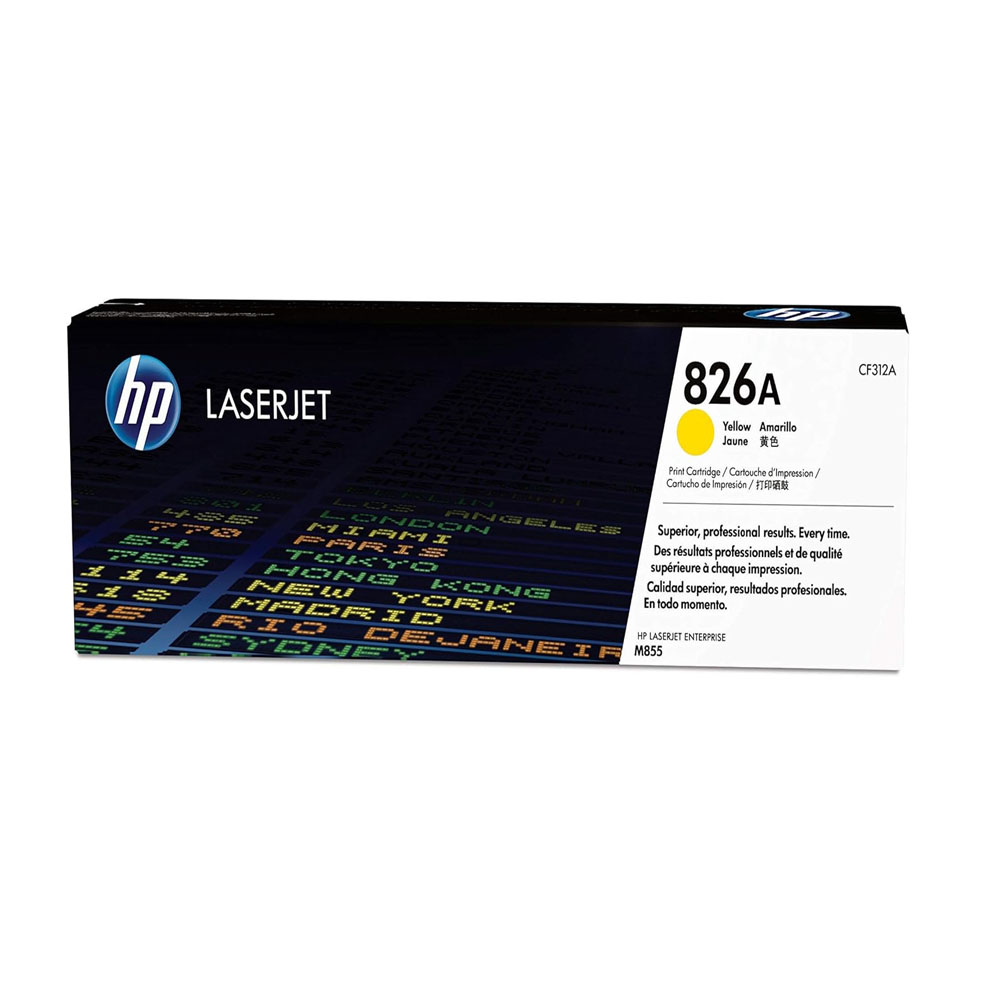 Toner Hp Cf312A (826A) L.J. M855Dn Yellow 1 Toner Hp Cf312A (826A) L.j. M855Dn Yellow - Imagen 1