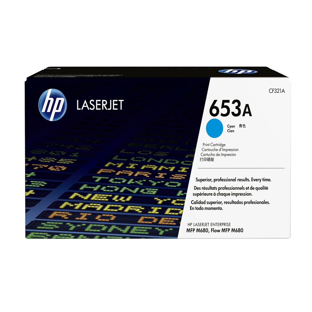Toner Hp 653A Cf321A Cyan Ent M680 16.5K Pg 1 Toner Hp 653A Cf321A Cyan Ent M680 16.5K Pg - Imagen 1