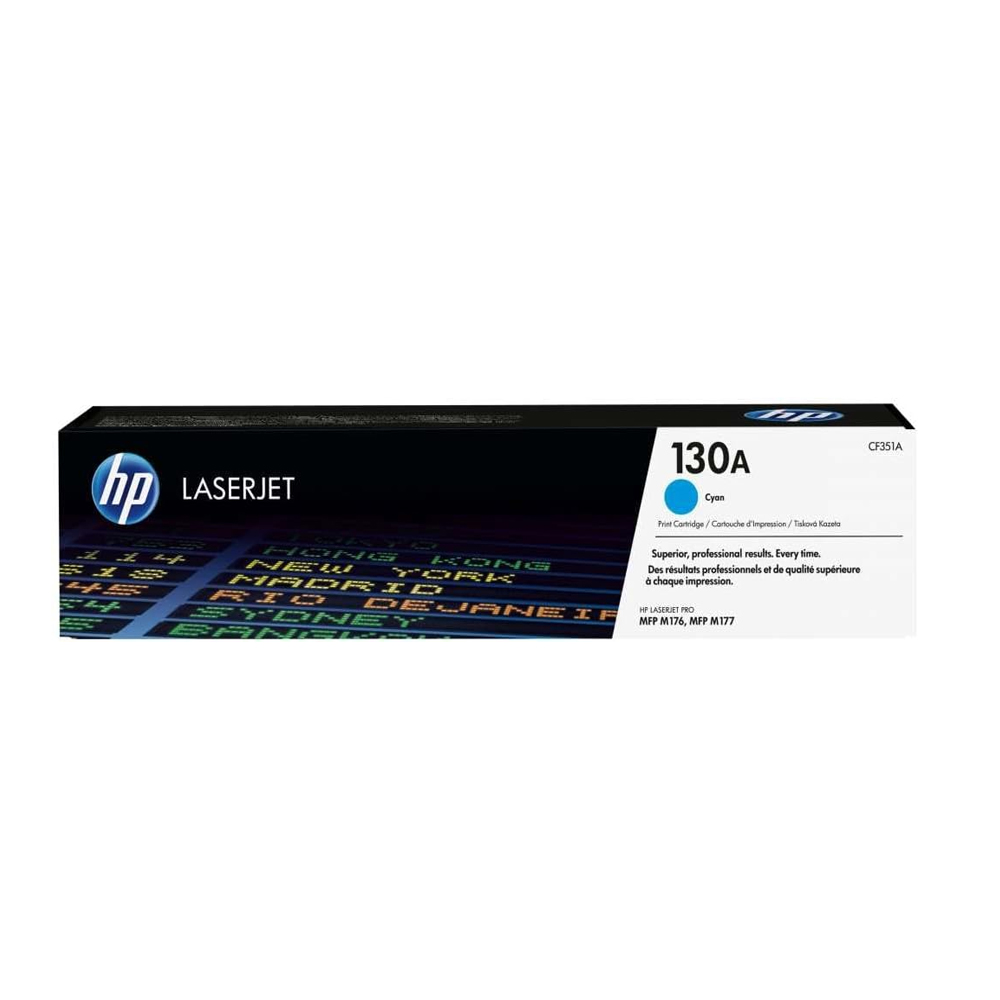 Toner HP 130A Cian (CF351A) LaserJet M176/M177 1300 Pag.