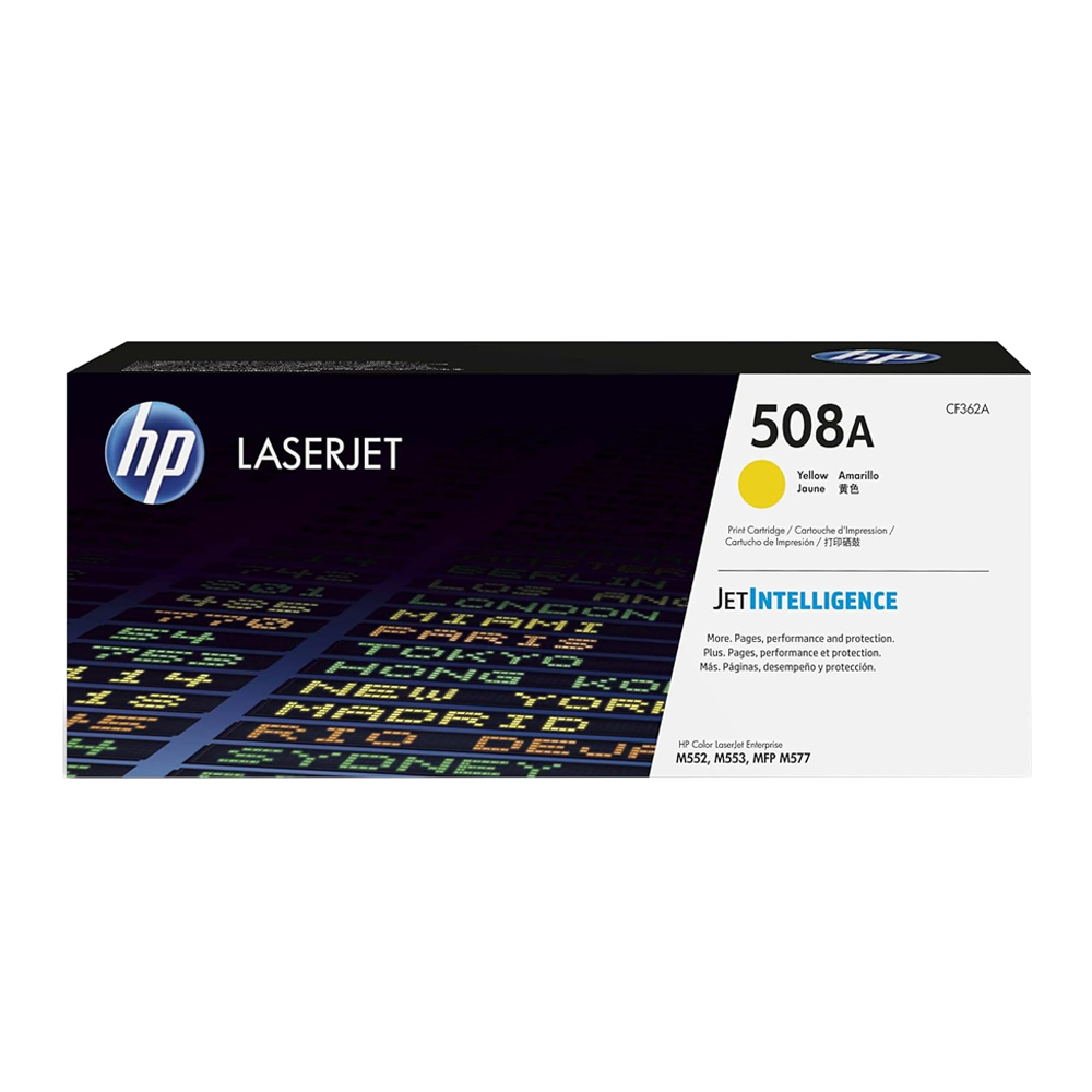 Toner Hp 508A Cf362A Yellow Mfp M553 5.0Kpg. 1 Toner Hp 508A Cf362A Yellow Mfp M553 5.0Kpg. - Imagen 1