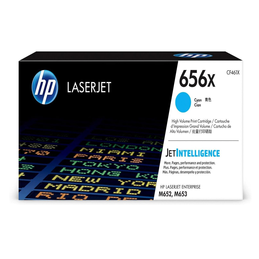 Toner Hp 656X Cf461X Cyan Ent M652 22Kpg - Imagen 1