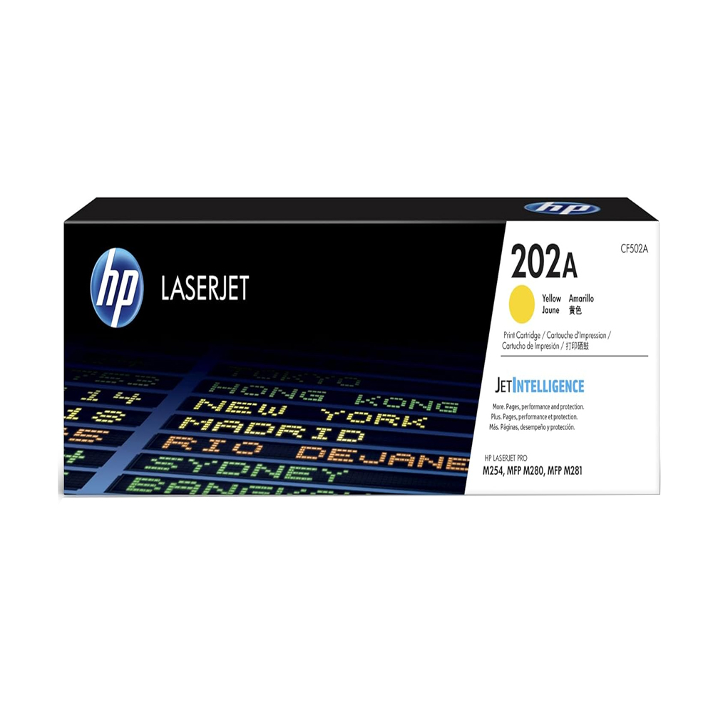 Toner HP 202A Yellow (CF502A) LaserJet M254/M281 1300 Pag.