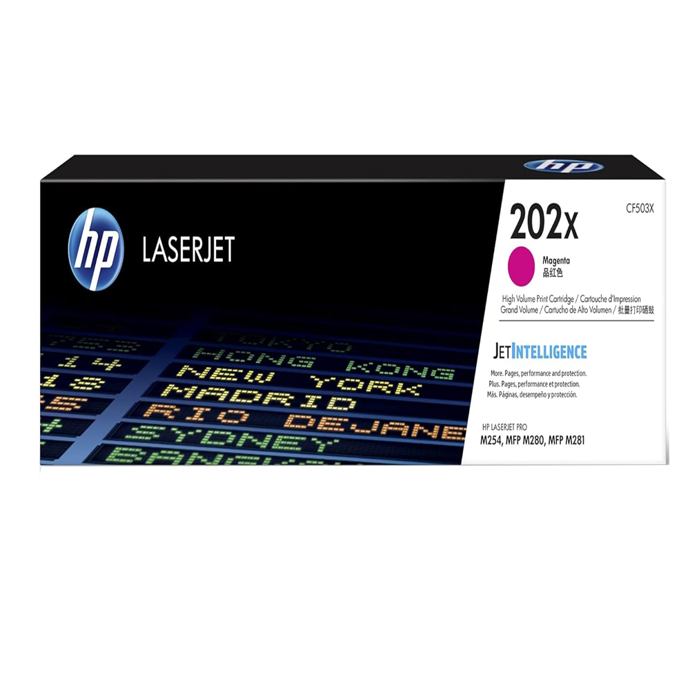 Toner HP 202X Magenta (CF503X) LaserJet M254/M281 2500 Pag.