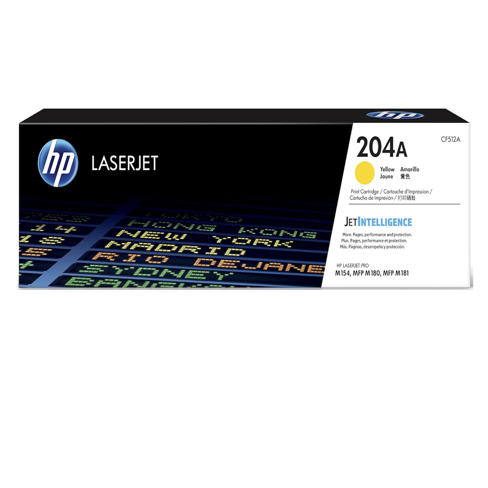 Toner HP 204A Yellow (CF512A) LaserJet M154/M180/M181 900 Pag.