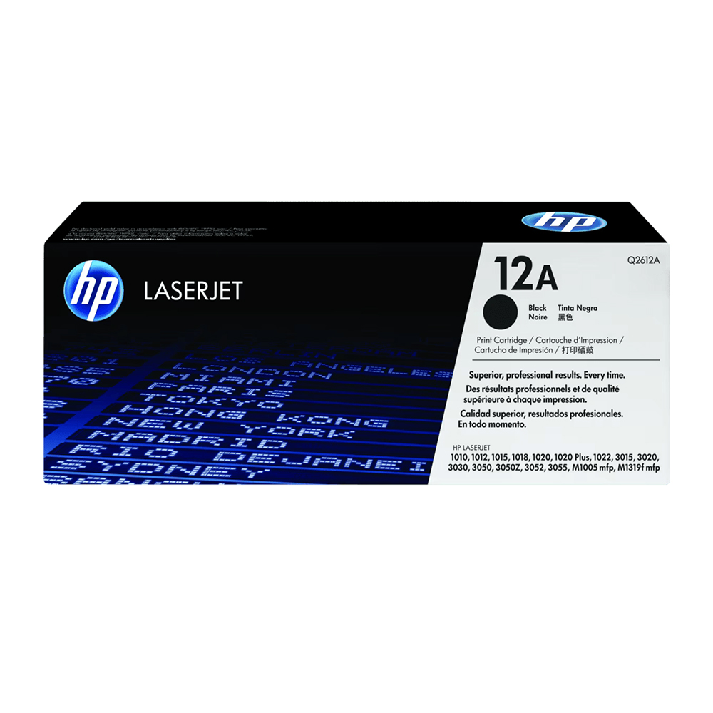 Cartucho de Toner HP 12A Negro LaserJet Original