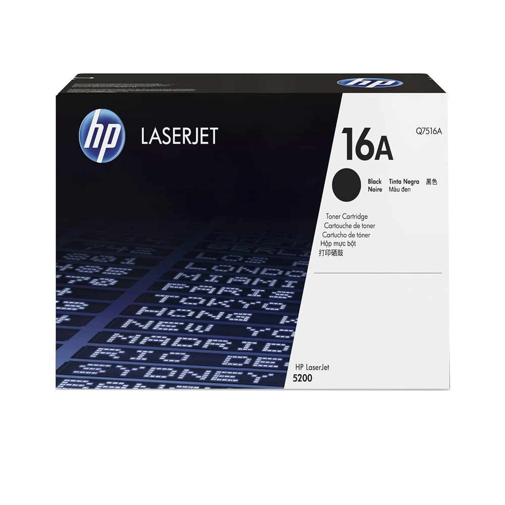 Toner Hp 16A Q7516A Negro L.J. 5200 1 Toner Hp 16A Q7516A Negro L.j. 5200 - Imagen 1