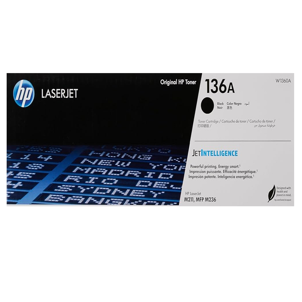 Toner HP 136A W1360A Black  M211 1,150 Pgs