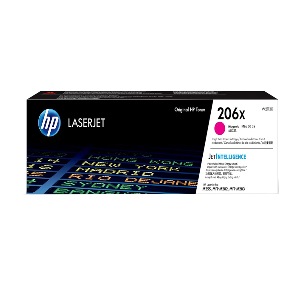 Toner HP 206X Magenta (W2113X) LaserJet M255/M283 2450 Pag.