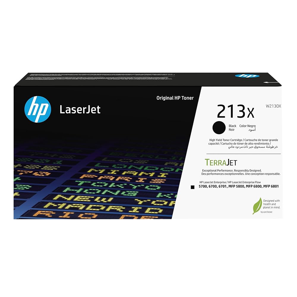 Toner Hp W2130X (213X) Lj 5800 Ent. Black