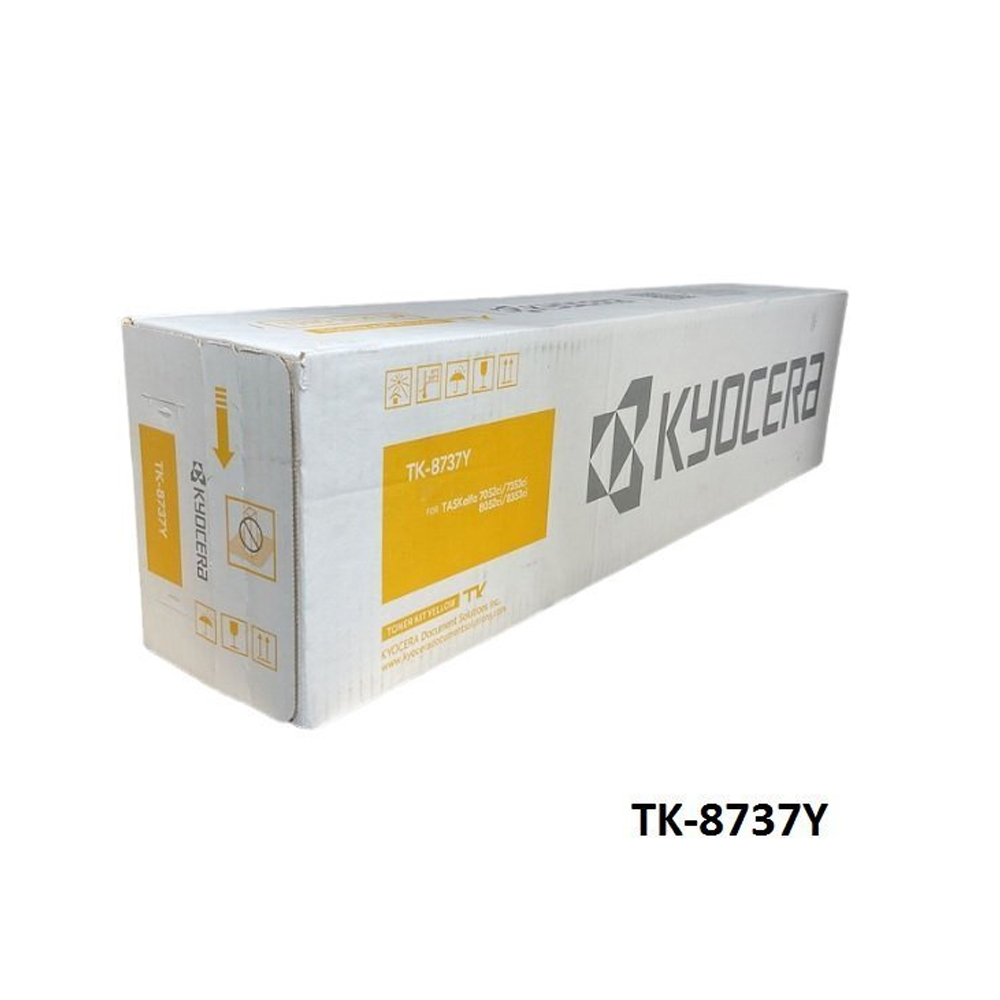 Toner Kyocera Tk-8737Y Yellow 8052Ci/8353Ci 40Kpg 1 Toner Kyocera Tk-8737Y Yellow 8052Ci/8353Ci 40Kpg - Imagen 1