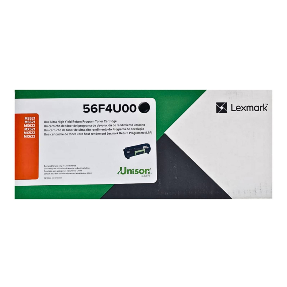 Toner Lexmark 56F4U00 MS521 MS621dn MS622 564U