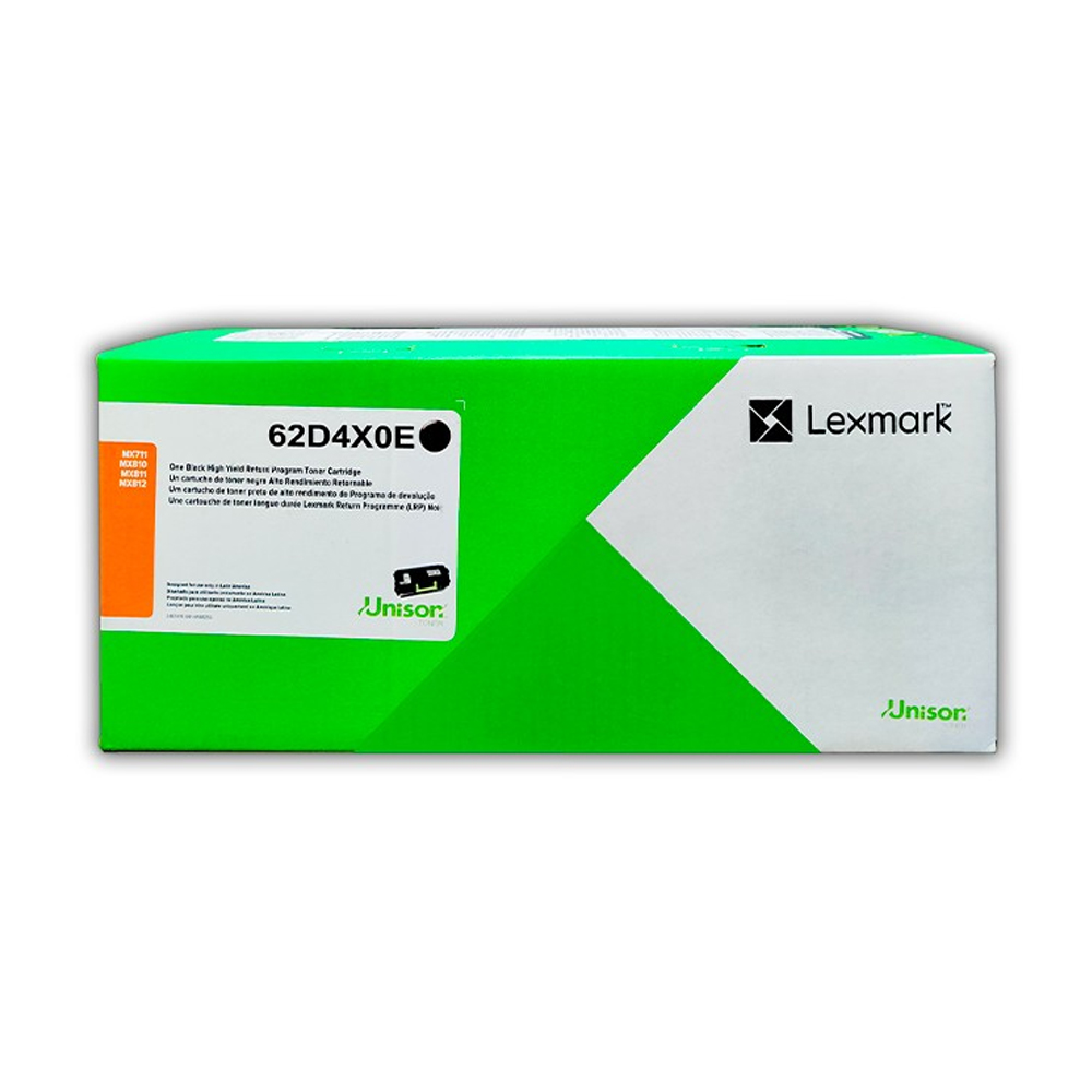 Toner Lexmark 62D4X0E, MX811, MX812, 624XE Original 1 Toner Lexmark 62D4X0E, Mx811, Mx812, 624Xe Original - Imagen 1
