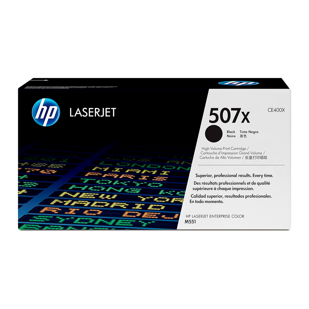 Toner HP CE400X (507X) L.J. M551 Negro 11000Pg