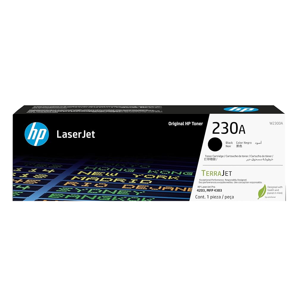 Toner HP 230A Negro (W2300A) LaserJet Pro 4303FDW/4203DW 2000 Pag.