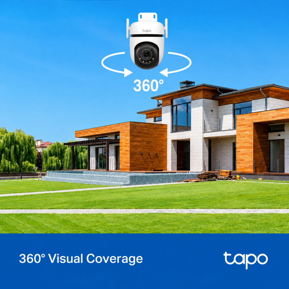 Cámara TP-Link Tapo C520WS Exterior WiFi 4MP 2K QHD 360° - Imagen 8