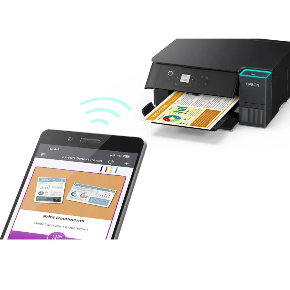 Impresora Multifuncional 3 En 1 Epson Ecotank L4360 Duplex/wi-fi - Imagen 3