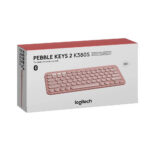 Teclado Logitech Pebble 2 K380s Bluetooth Inalámbrico Rose