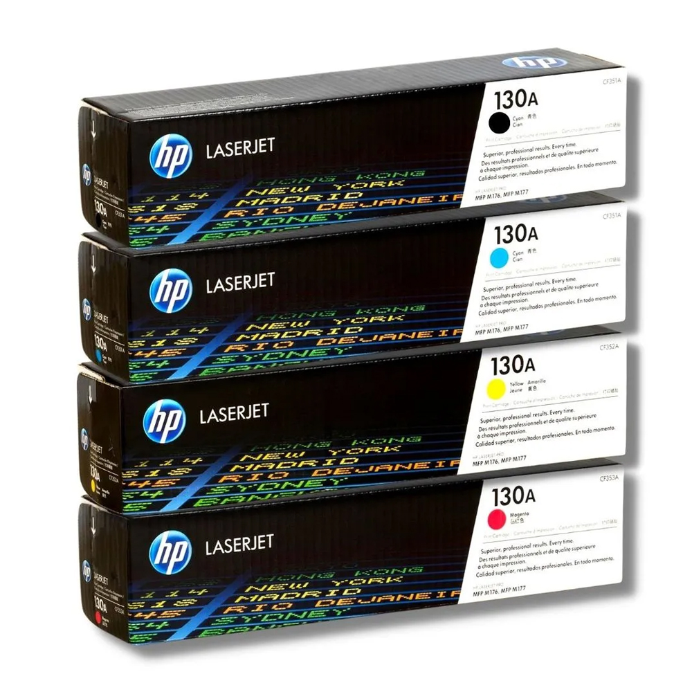 kit de toner HP 130A CMYK M176/M177 Laserjet Original
