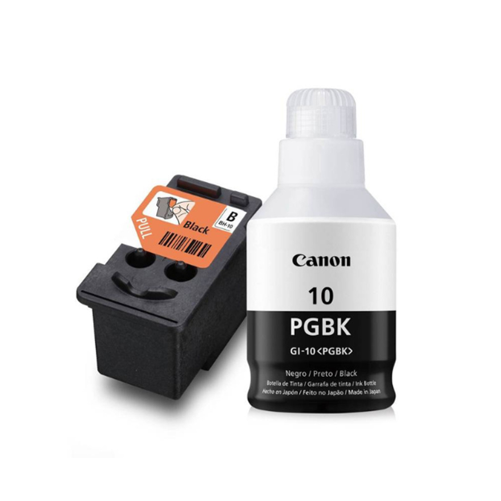 Pack Cabezal Canon Bh-10 Negro + Tinta Gi-10Bk