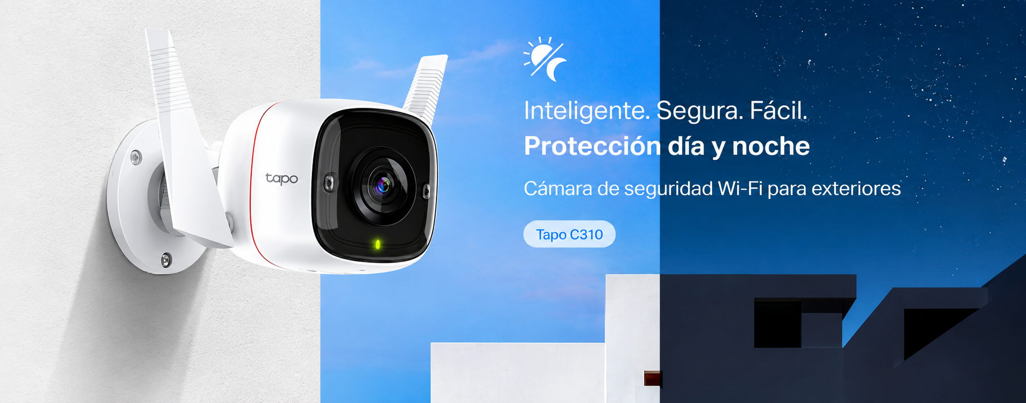 Cámara TP-Link Tapo C310 exterior WiFi 3MP 2K