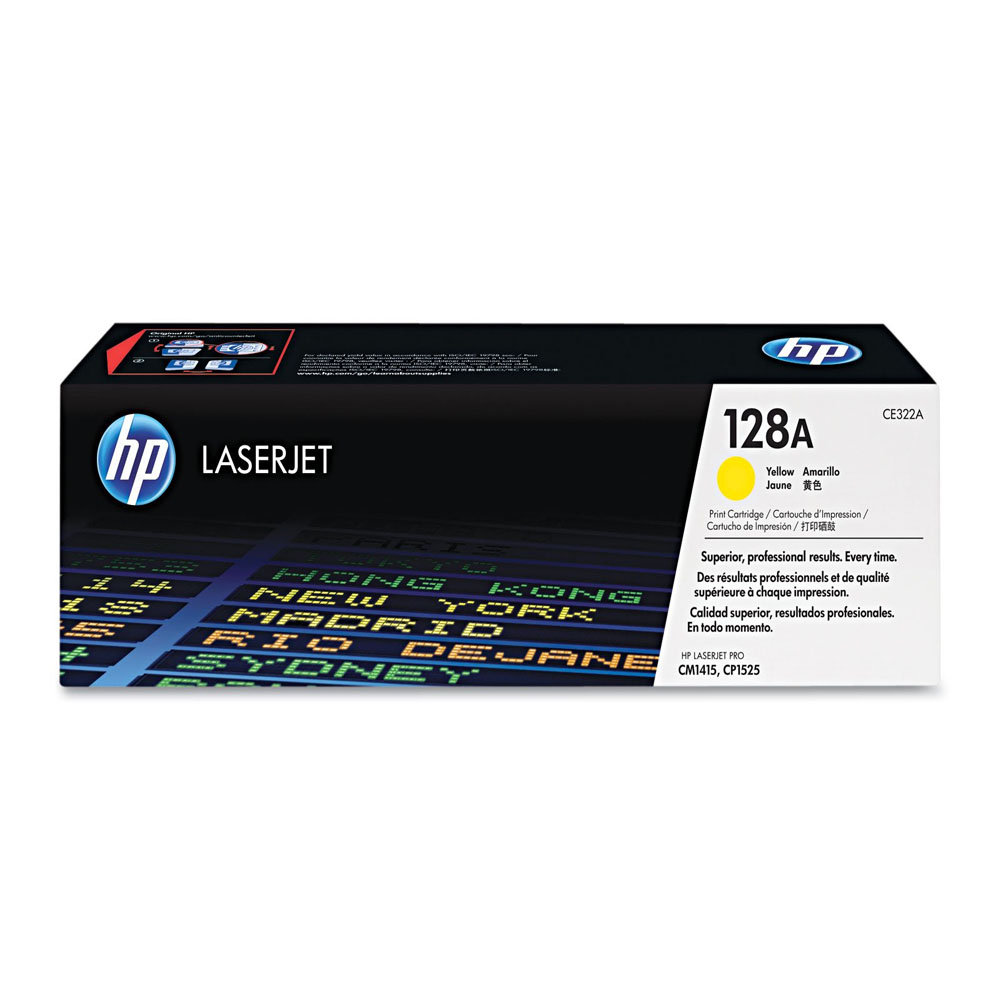 Toner HP 128A Yellow (CE322A) LaserJet CM1415FN/NW/CP1525NW 1300 Pag.