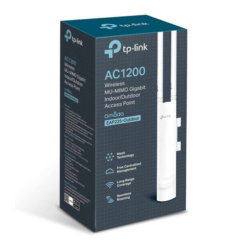 Access Point TP-Link Omada EAP225-Outdoor WiFi AC1200 Gigabit PoE IP65 Mesh