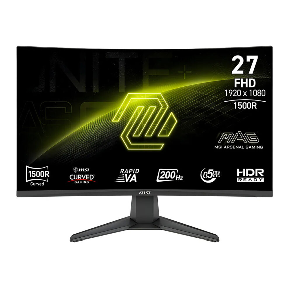 Monitor Gamer Curvo MSI MAG 276CF 27, 200Hz, 0.5ms, Panel Rapid VA, Full HD
