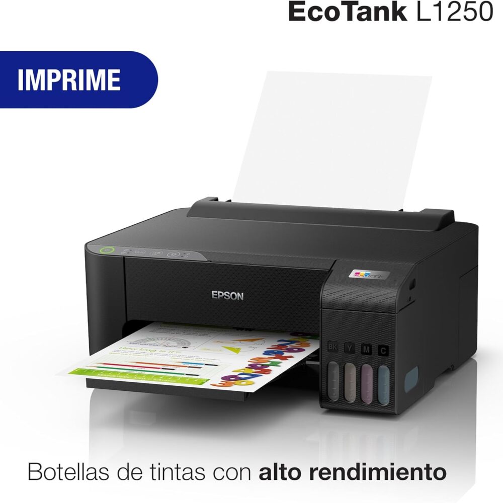 Impresora Epson EcoTank L1250 WiFi de Tinta Continua - Imagen 7