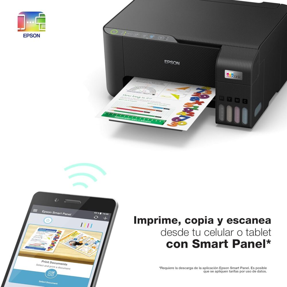 Impresora Epson EcoTank L1250 WiFi de Tinta Continua - Imagen 6