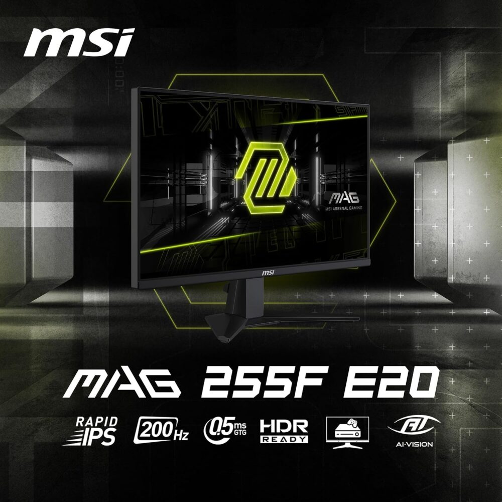 MSI MAG 255F E20 24.5″ FHD 200Hz 0.5ms Rapid IPS | Monitor Gamer - Imagen 8